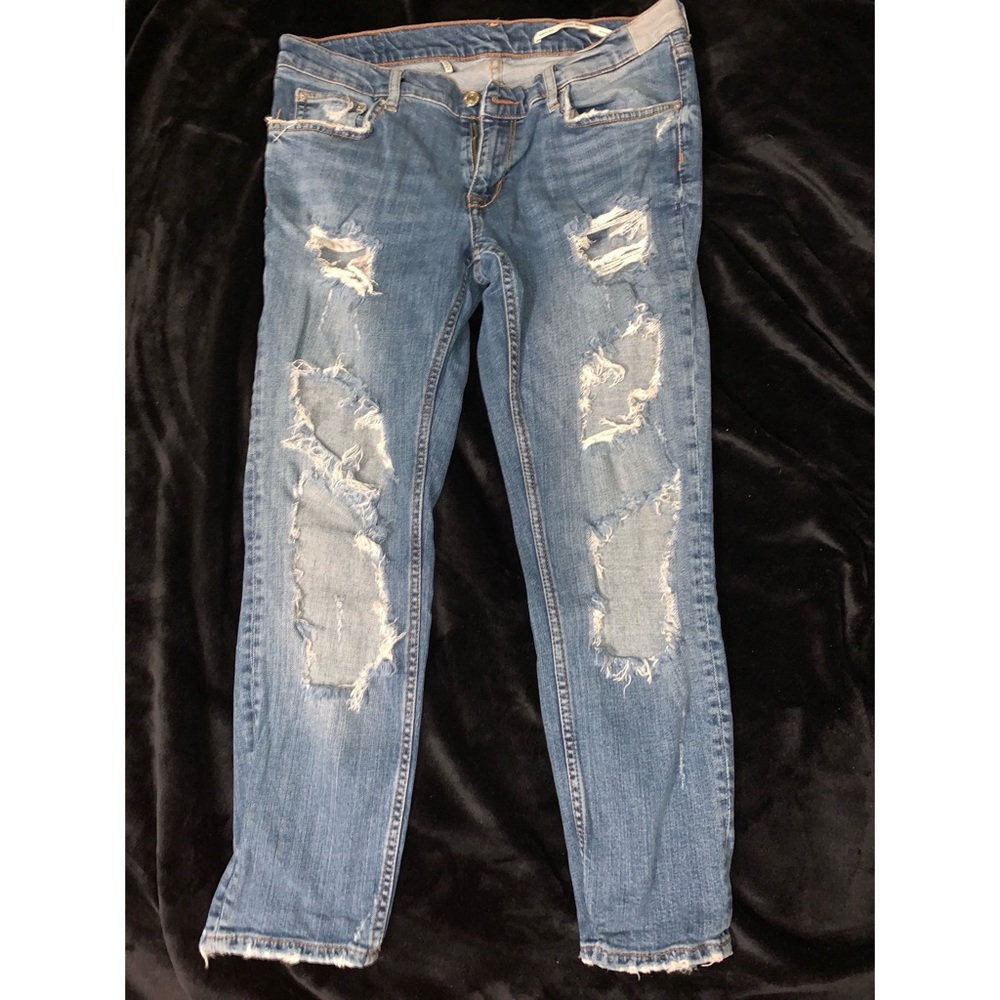 Zara — Denim Capris